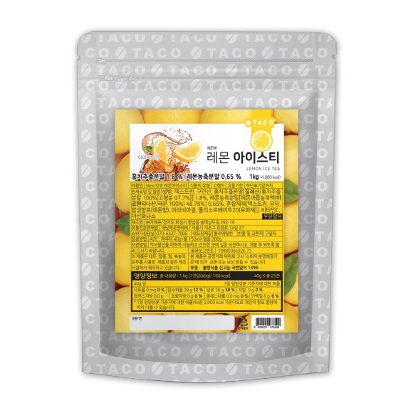 [타코 레몬 아이스티 파우더 (1kg)]